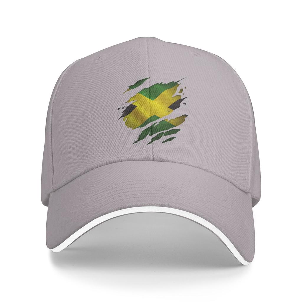 Women Unisex Jamaica Flag Ripped Scratch Heritage Culture Proud Jamaican Outdoor Hat  Trucker Cap New Baseball Cap Sports Hats