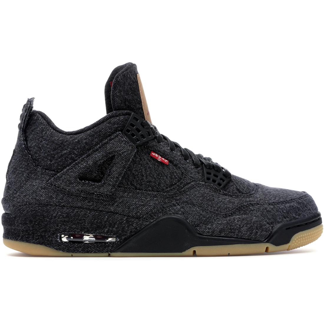 

Кроссовки Jordan 4 Retro Levi s Черные (Бирка Levi s)(AO2571-001) 40