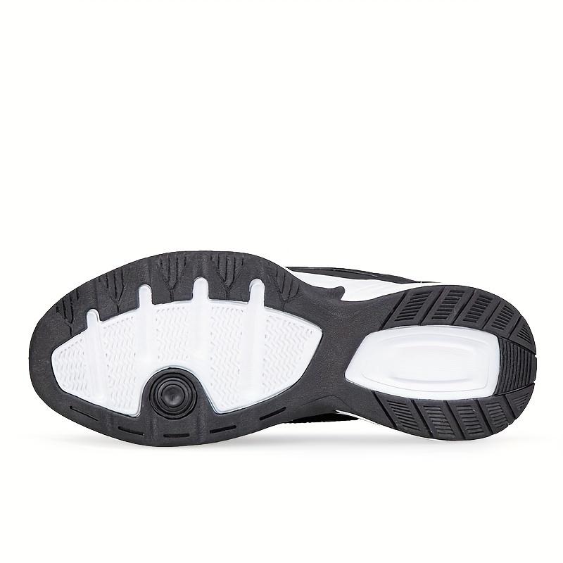 Men's Sports Casual Shoes-striped/solid Color, Lace-up Design, Breathable Fabric Lining And Durable TPR Sole