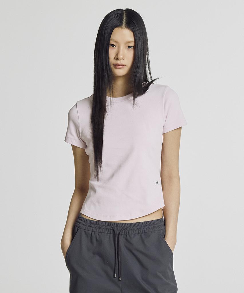 Nyuballanseu Nbneg2W432 / Women Essential Fitted Short Sleeve Tee (Pink)