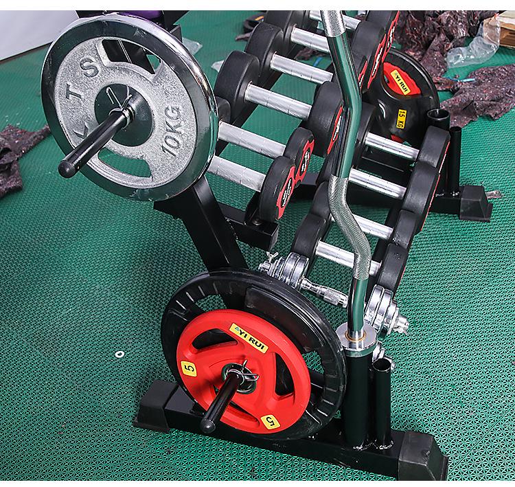 Baisheng Multi-functional Three-Tier Dumbbell & Kettlebell Gym Rack