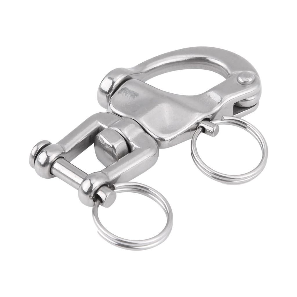 316 Stainless Steel Jaw Snap Shackle for Sailboat Spinnaker Halyard 01#