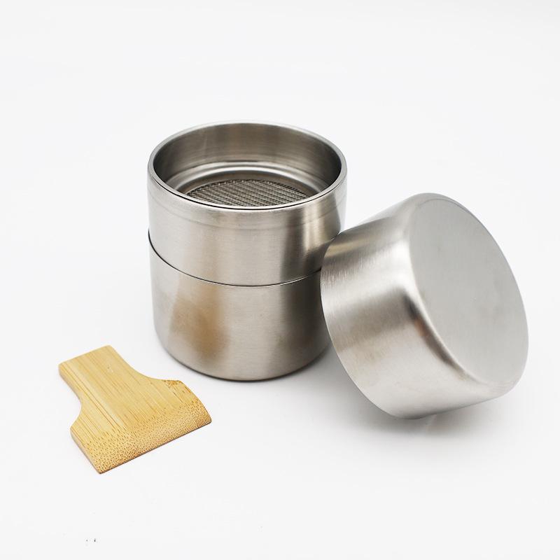 Portable Mini Matcha Powder Can Thick Tinplate Tea Sealed Jar Spice Storage Box Container Box Kitchen Gadgets Household