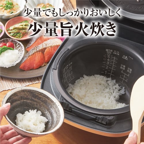 Tiger Thermos (TIGER) Rice Cooker 1 Sho Pressure IH Freshly Cooked Bubble Cooker Straight Black JPI-S180KT