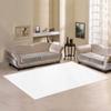 Orange Black Grey Wavy Abstract White Moire Geometric Art Thick Soft Plush Area Mat Breathable Durable Machine Washable Hardwood