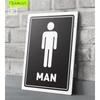 Metal Sign Funny Door Decor Decorative Plaque for Home Office 20x30cm 8x12in
