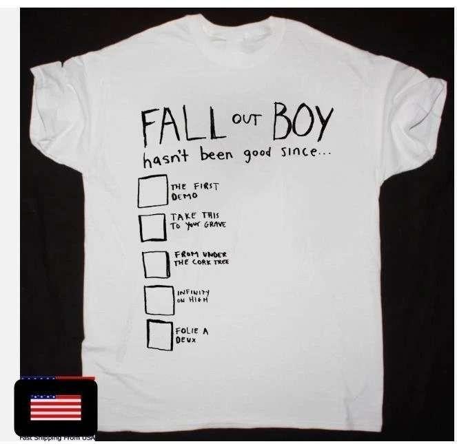 New! Fall Out Boy Band Hasnt Been Shirt Full Size JJ5747
