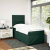 Maison Exclusive - Sommier à lattes de lit avec matelas Vert foncé 90x200 cm