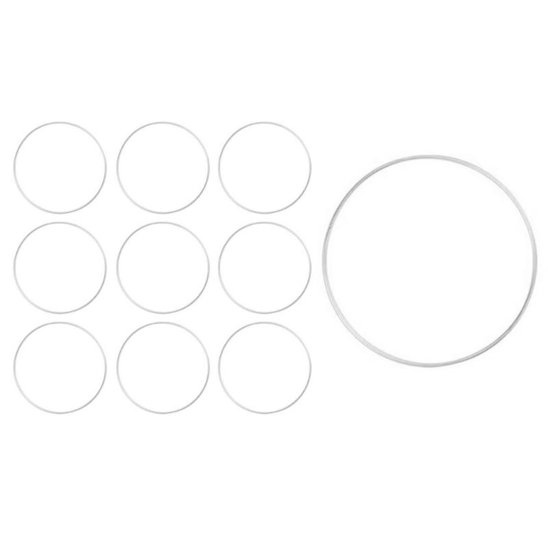 10Pcs Metal Dream Catcher Hoops Dream Catcher Craft Rings for Handmade Craft Wreath Making Project Wedding Decoration