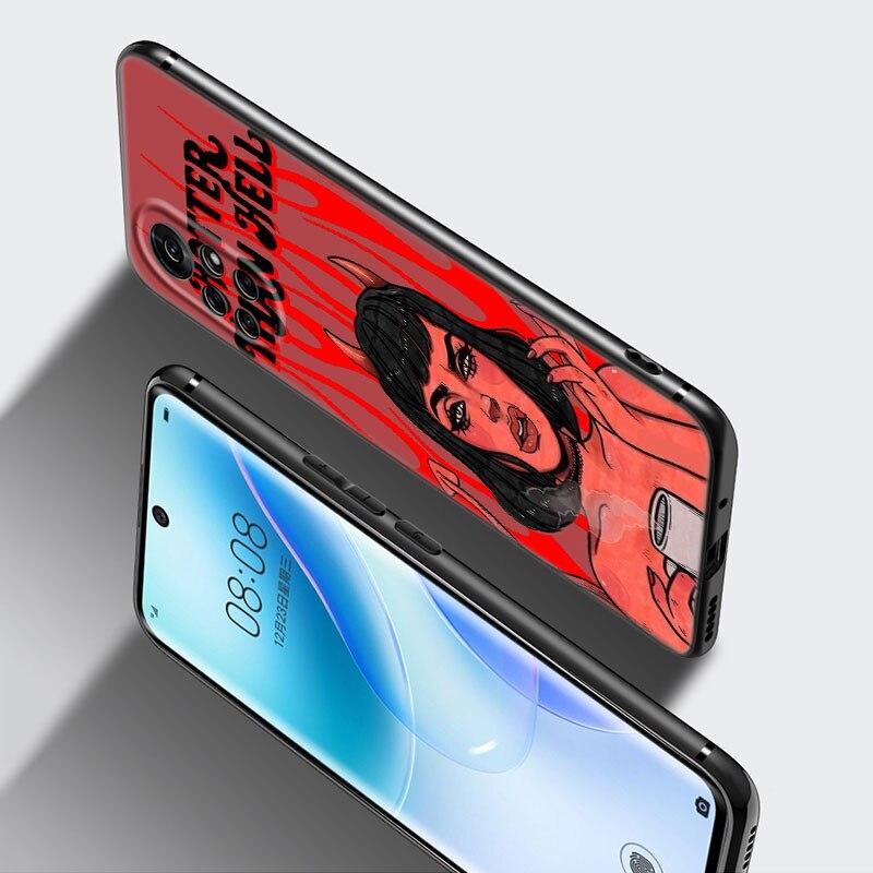 Aesthetic Devil Woman Phone Case For Huawei Honor 60 50 SE 30S Mate 30 20 10 Lite 40 Nova 9 8 Pro Y60 8i 7i 7SE 5T Premium Cover