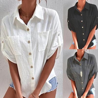 Women's Shirt Casual Loose Long-sleeved Shirt