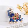 War Elephant, Elephant, Gong Elephant - Cultural Keychain with Creative Design