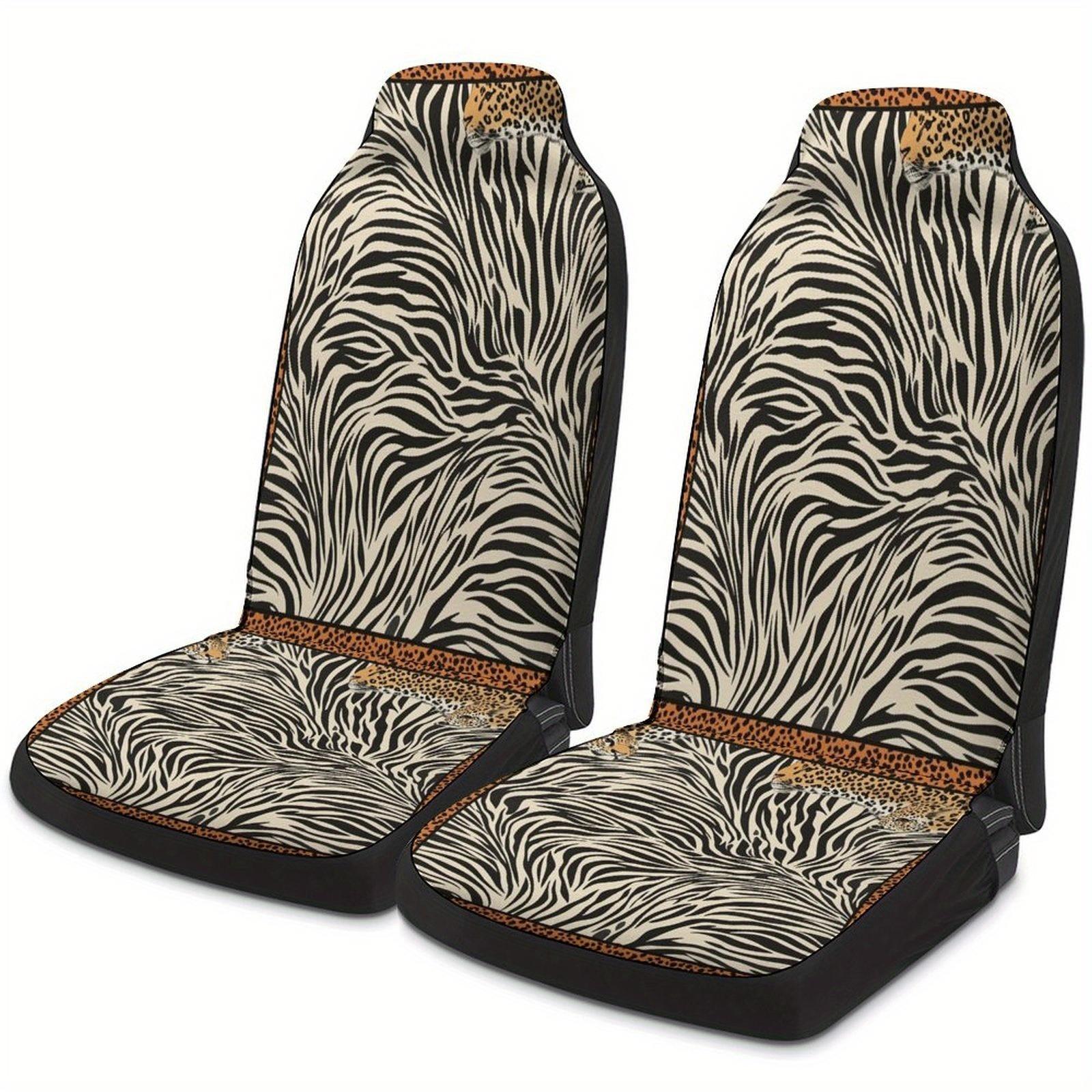 Fit Zebra Print Car Seat Covers