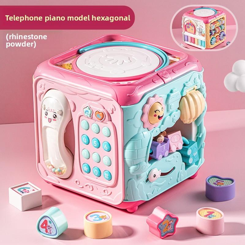 Multifunction Baby Toy With Hammer And Fishing Game For Kids Interactive Play