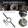 Heavy Duty Fork Spring Compressor Set High Precision Fork Oil Level Tool  Motorcycle Maintenance