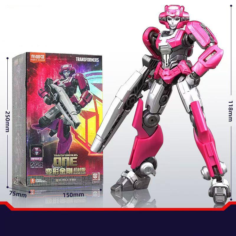 Blokees Movies Transformers One Toys LED Optimus Prime Starscream SENTINEL PRIME Megatron Action Figure Assembled Toy Kids Gift