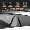 Interieur B-Stijl Sticker voor Peugeot 2008 2020-2025 - Glanzend Zwart of Koolstofvezel