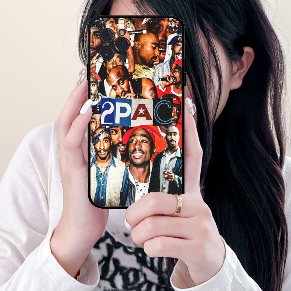 American Rapper T-Tupac S-Shakur Phone Case For Iphone 17 Air 16 15 14 13 12 11 Pro Max 16 15 14 Plus TPU Soft Case