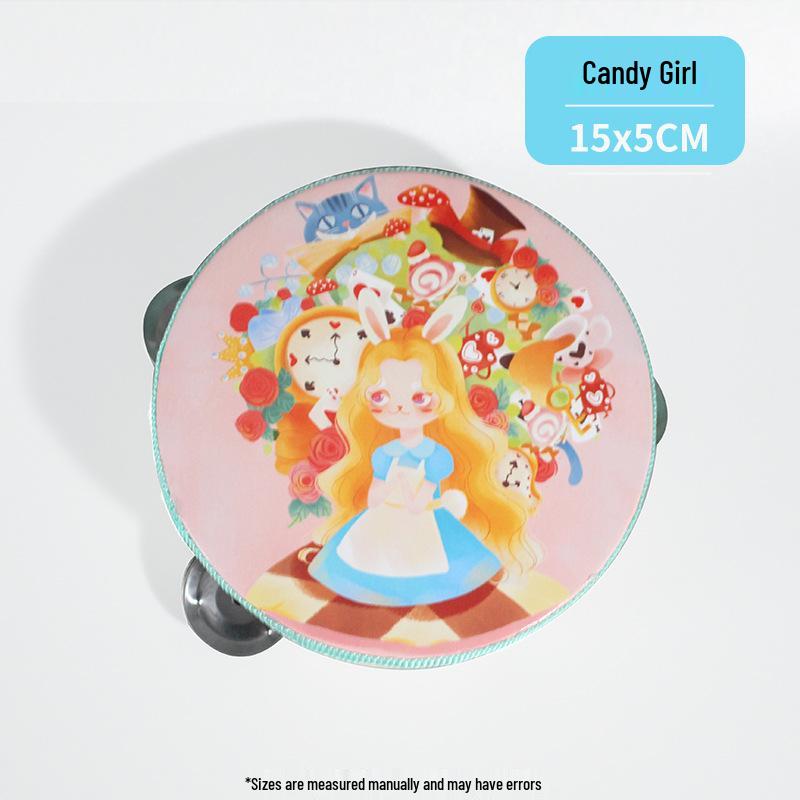 Wooden Tambourine for Early Childhood Music and Dance