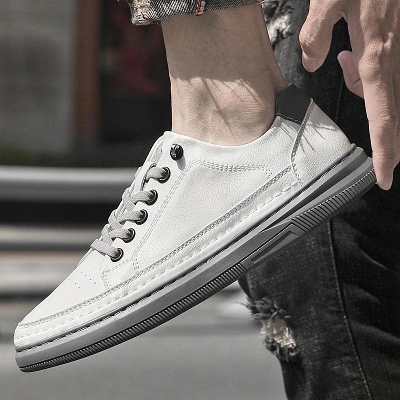 Fashion Genuine leather board shoes fashion minimalist  style Outdoor leisure street Luxury high-quality shoes Spring summer