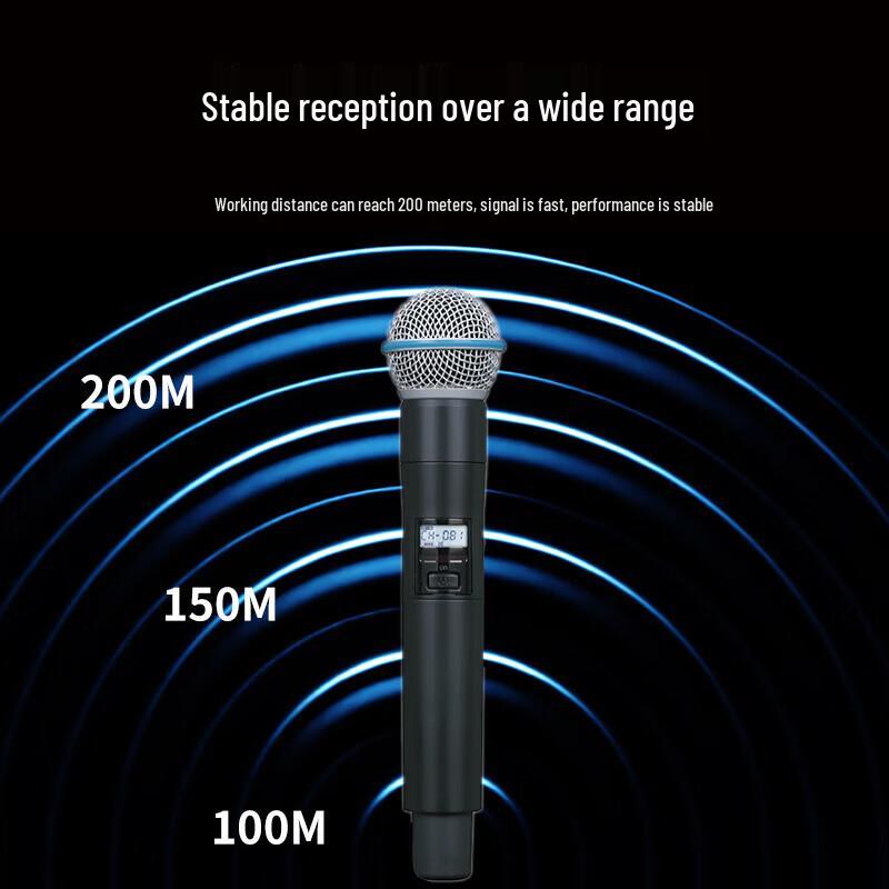 DAIPU Professional Wireless UHF Conference Microphone System (CN version)