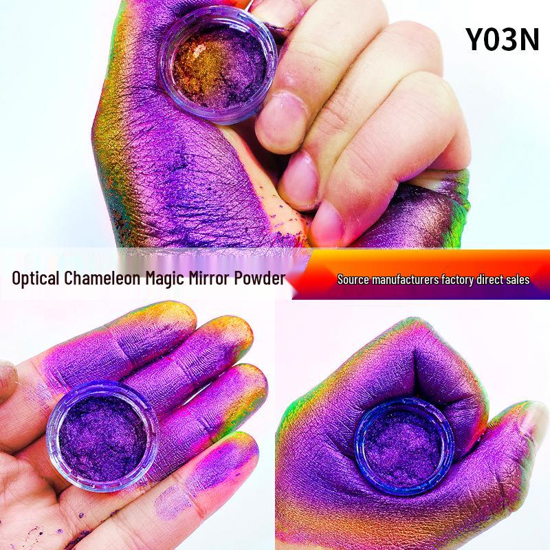 

Chameleon Optical Powder for Nail Art & Eyeshadow - Neon Magic Glitter Mirror Effect