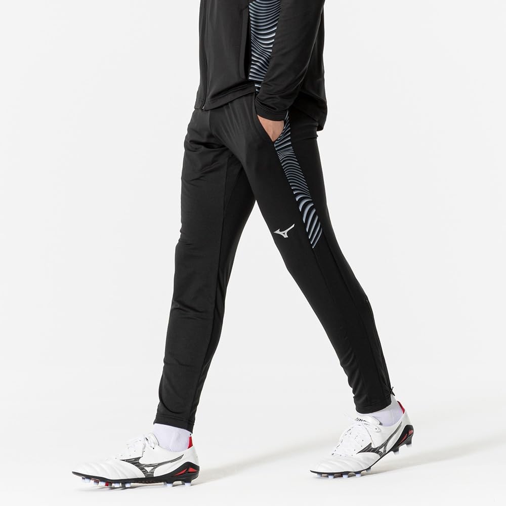 Soccer Training Long Pants, Jersey, Slim Fit, Unisex, Adult, Black, Size XL (P2MDB035)