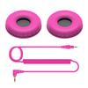 Pioneer DJ Spiralkabel und Ohrpolster HDJ-CUE1 (Rosa) HC-CP08-V