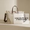 Commuter Hand-held Briefcase with Large Capacity and Single-shoulder Crossbody Tote Bag