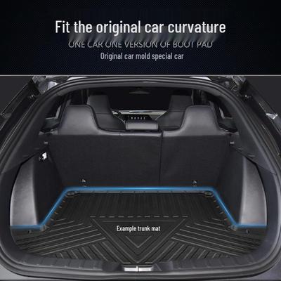 BMW I5 Eco-Friendly TPE Floor Mats & Trunk Mat - Odorless, Wear-Resistant, Waterproof, Carbon Fiber Pattern