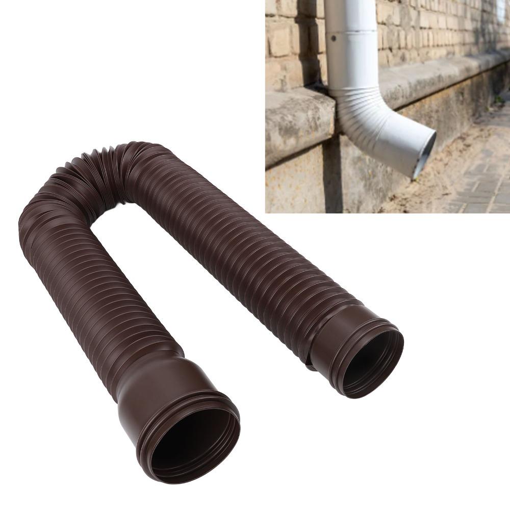 Round Extendable Drain Away Extender Screws Included Downspout Diverter Garden