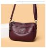 2024 Women's Multi-Layer Soft Texture Shoulder & Crossbody Bag - Large Capacity, High Quality