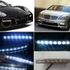 PC+Metal Car LED Lights 6000-6500K White DC 12V 155x17.8x35.6mm Daytime