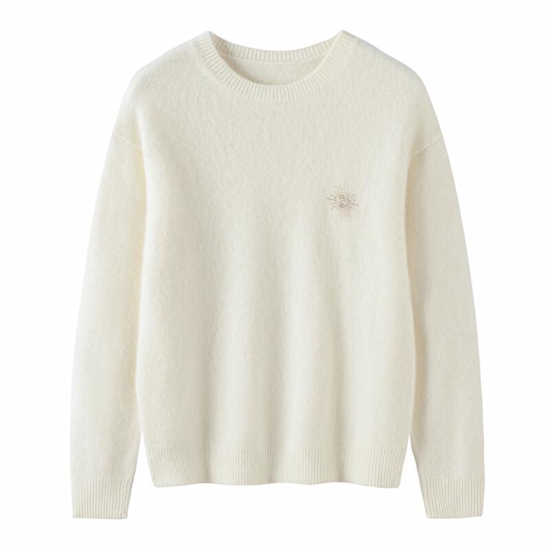 Fanzhen Women's Thickened Cashmere Blend Knit Sweater