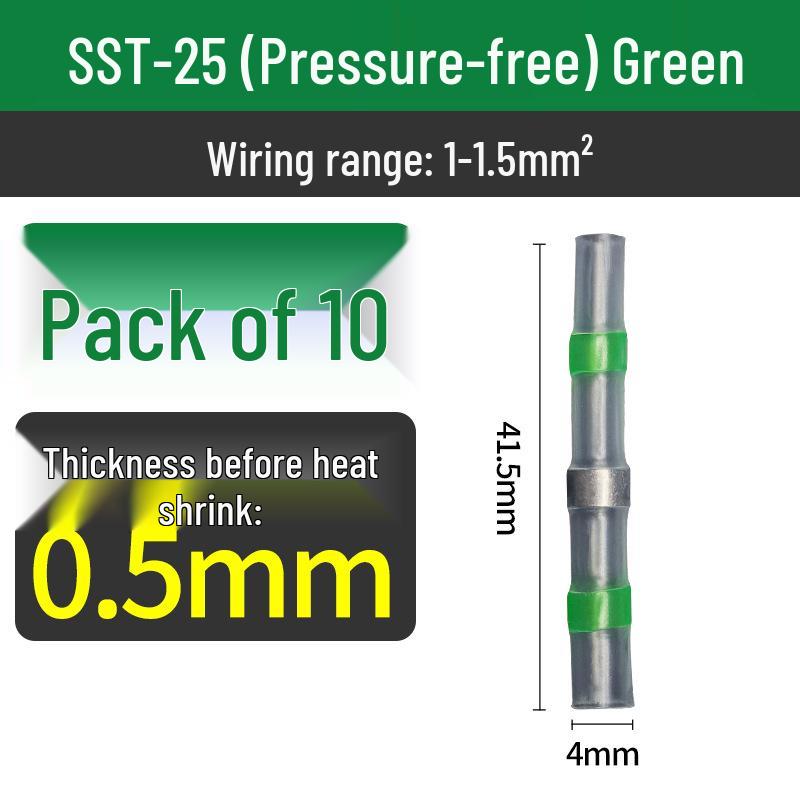 Wiring Artifact: No-Weld Solder Ring Heat Shrink Tube Insulation Sleeve Waterproof Wire Connector
