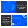 Foldable Waterproof Outdoor Blue Pool Fish Tank Pond 1x1.5x0.6M PVC Coated Banner Anti-UV Swimming Pool Blue Movable Blue Coated Banner