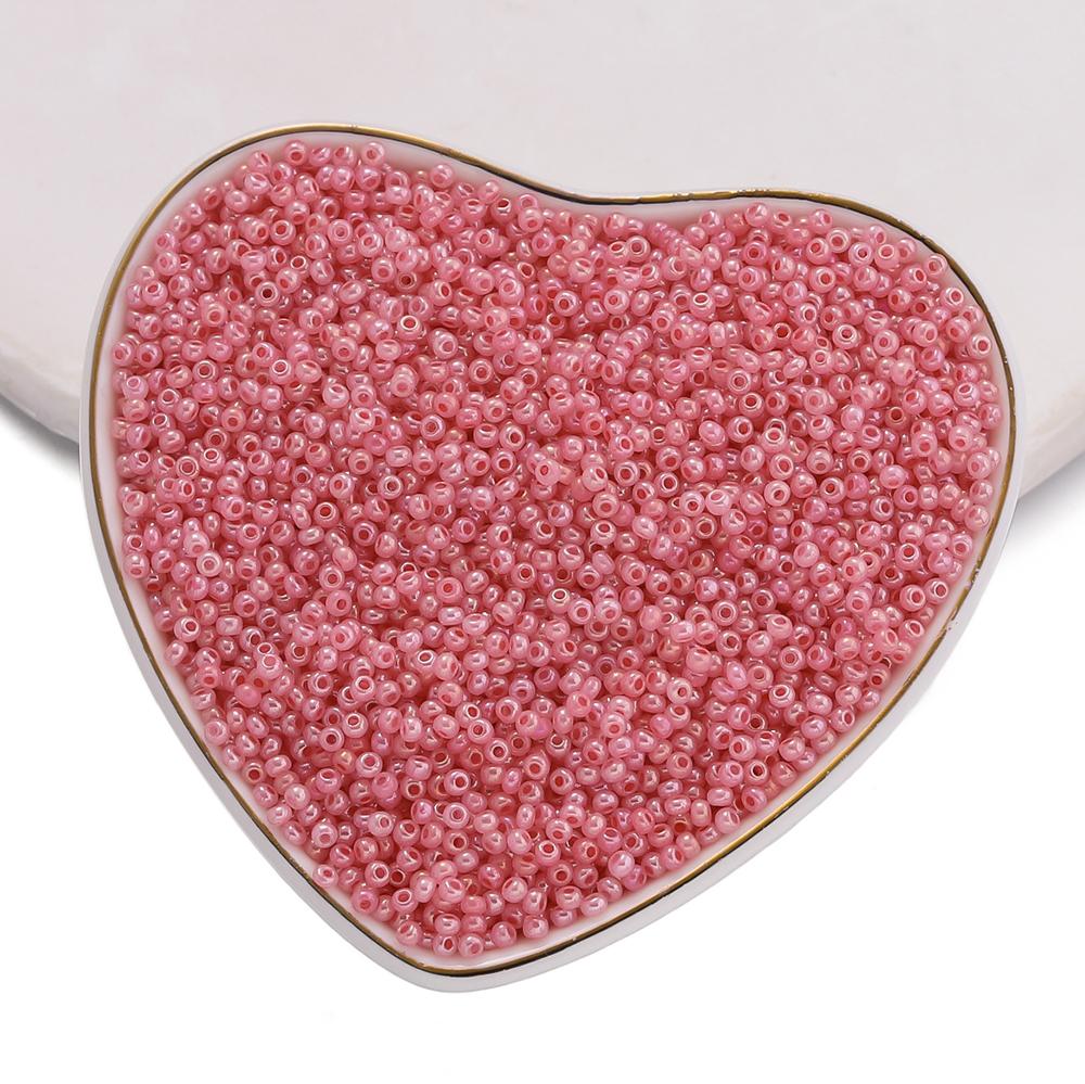 1000pcs 2mm Glass Seed Beads Colorful Spacer Loose Beads for DIY Crafts Necklace Bracelet Earring Jewelry Making Accessories
