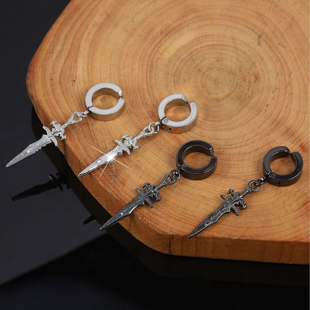 Steel Ear Jewelry For Women Cross Clip On Earrings Ear Cuff Korean Stud Earrings Men Ear Clips