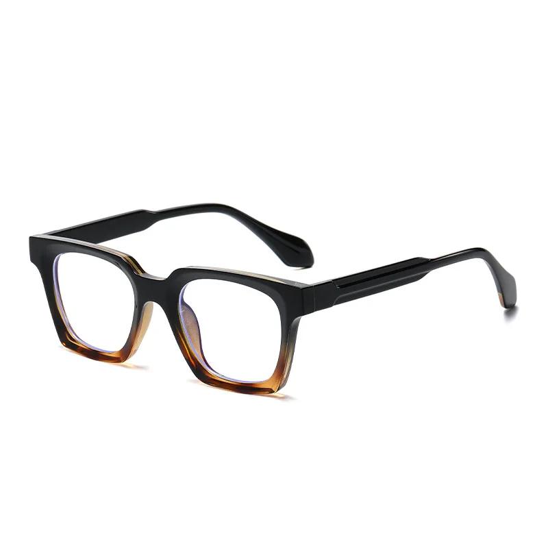 LNFCXI Fashion Rivet Square Sunglasses Women for Men Luxury Brand Designer Sun Glasses Punk Anti Blue Light Eyeglasses Frame