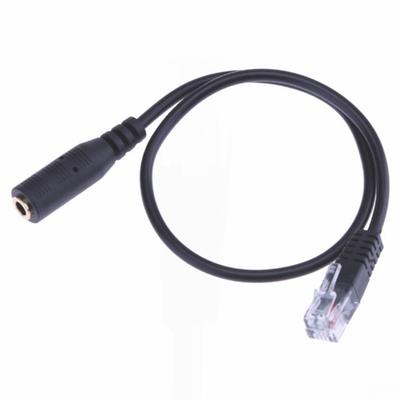 20cm 3.5mm OMTP Cuffie Smartphone a 4P4C RJ9/RJ10 Cavo Adattatore per Telefono