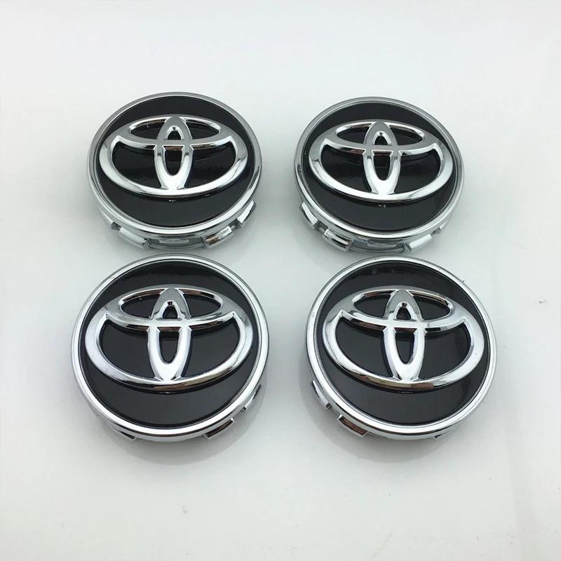 Toyota 2026 Nuovi Copricerchi 4pz 62mm Mozzo Centrale Ruota Auto Tappo Mozzo Centrale Copertura Antipolvere Cerchione Mozzo Emblema Toyota c Adesivo Auto