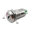 Multipurpose Locking Key On/Off Power Button 12mm Panel Cutout 3A 250V Capacity Suitable for Electrical System Equipment
