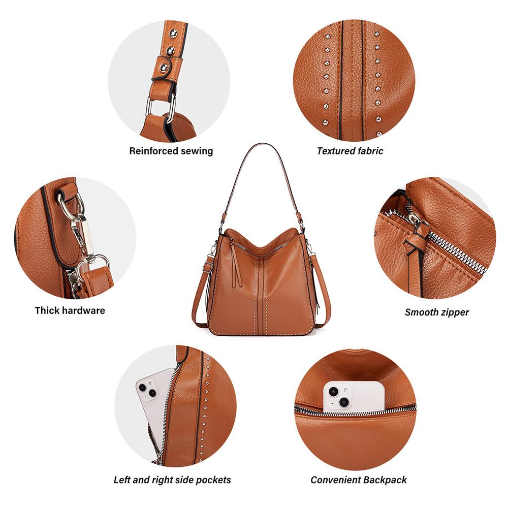 Bag Women's New Summer European and American Fashion Retro One Shoulder Oblique Straddle Tote Bags Women's Bag