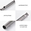 Outdoor Mini EDC Whistle Necklace Ultralight Single Tube Referee Whistle High Decibel Survival Whistles for Hiking Camping Trip