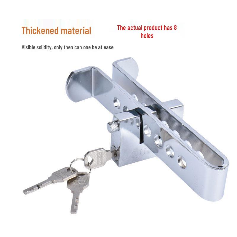 Car Brake & Pedal Anti-Theft Lock - Multi-Function Steering Wheel & Clutch Security Device