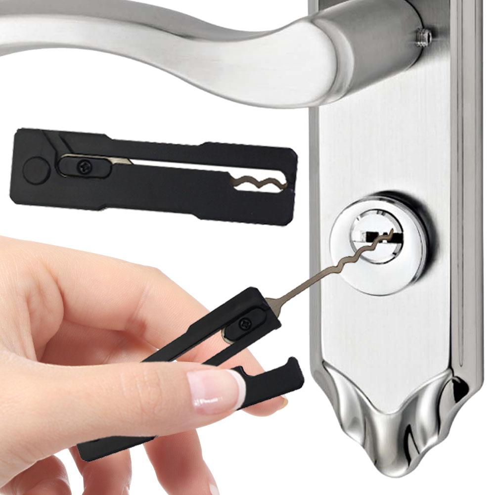 1-5PCS Compact Lock Picking Set Multi-Function Car Bypass Open Keys Automotive Opening Pick Hook for Outdoor Explorers