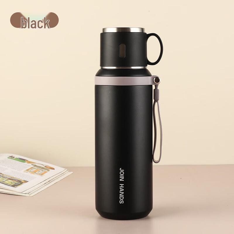 Портативная уличная термобутылка Diller с крышкой-миской