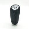 MT 5 Speed Leather/ABS Gear Shift Knob for Renault Megane II MK2 MK3 Scenic 2 Clio 3 III  GearShifter Pen HeadBall Accessories