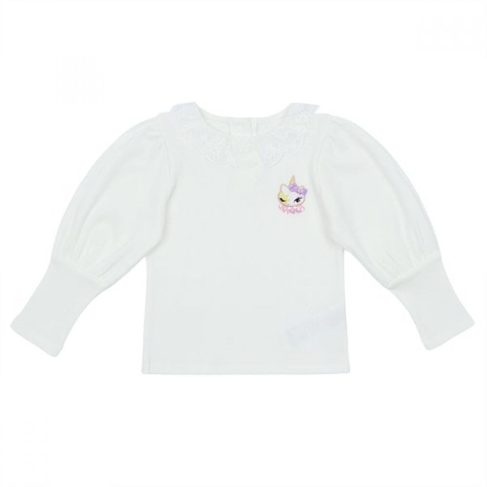 French CaT WhiTe Lace T shirT q51dbT180w1 white/110