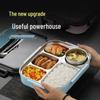 NHZHIW 304 Stainless Steel 5-Compartment Lunch Box